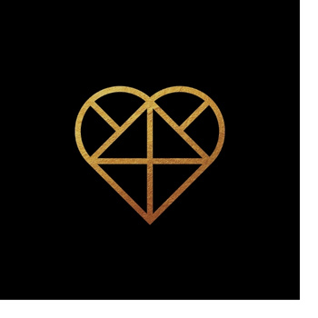 Logo cœur fond noir - SMAQ 2022