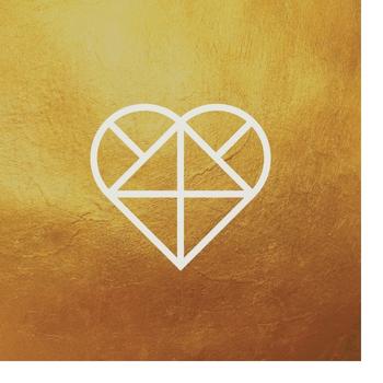 Logo SMAQ cœur fond doré